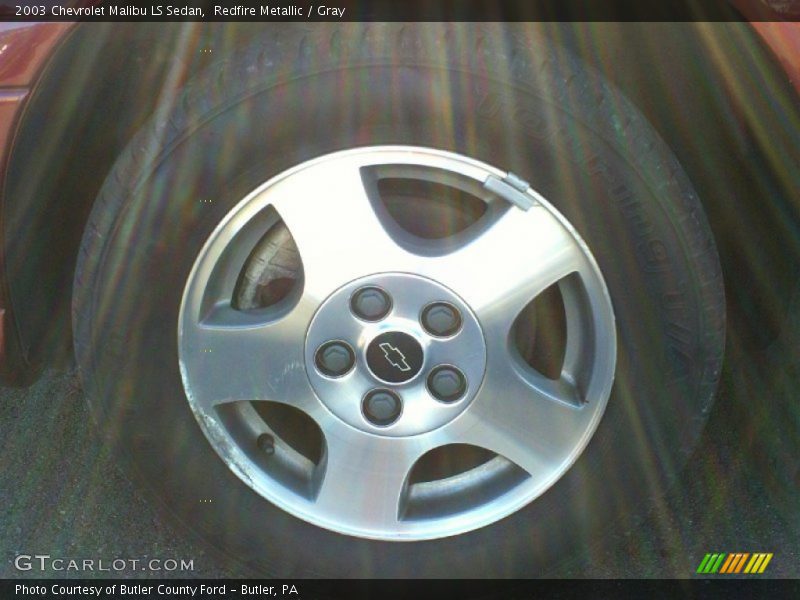 Redfire Metallic / Gray 2003 Chevrolet Malibu LS Sedan