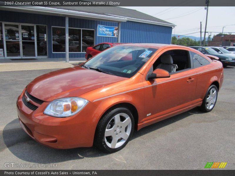 Sunburst Orange Metallic / Ebony 2007 Chevrolet Cobalt SS Coupe