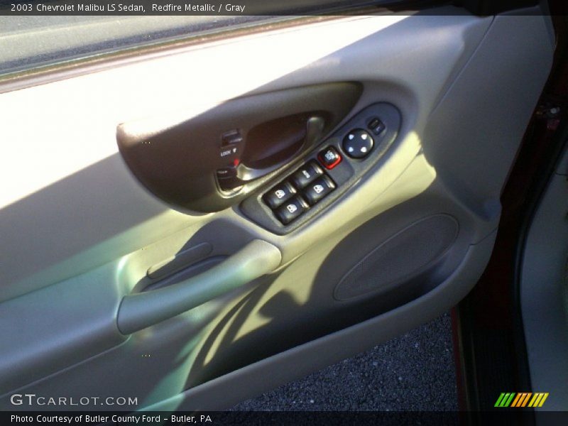 Redfire Metallic / Gray 2003 Chevrolet Malibu LS Sedan
