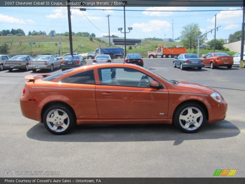 Sunburst Orange Metallic / Ebony 2007 Chevrolet Cobalt SS Coupe