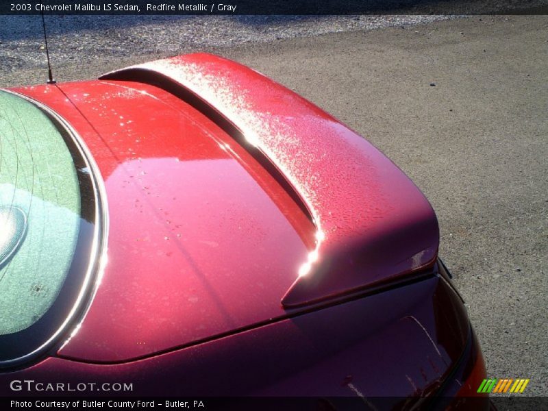 Redfire Metallic / Gray 2003 Chevrolet Malibu LS Sedan