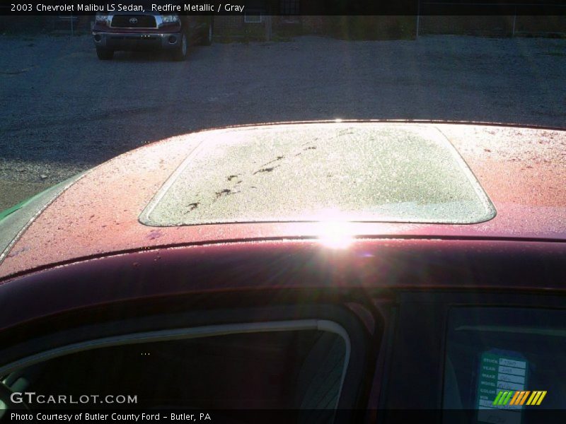 Redfire Metallic / Gray 2003 Chevrolet Malibu LS Sedan