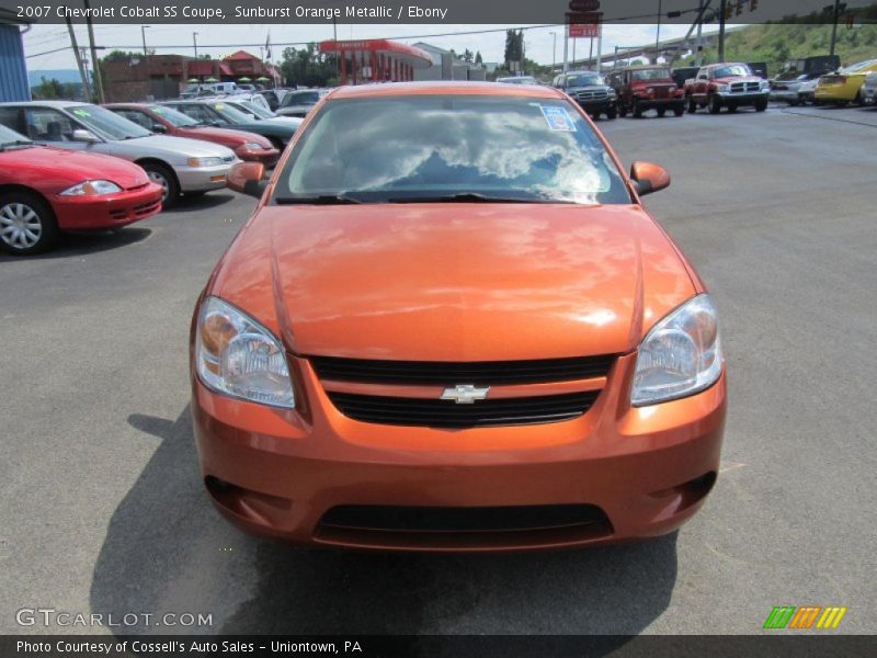 Sunburst Orange Metallic / Ebony 2007 Chevrolet Cobalt SS Coupe