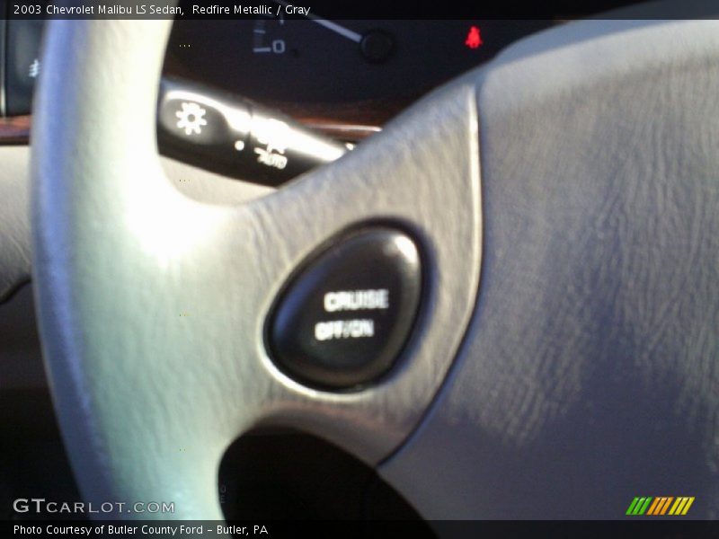 Redfire Metallic / Gray 2003 Chevrolet Malibu LS Sedan