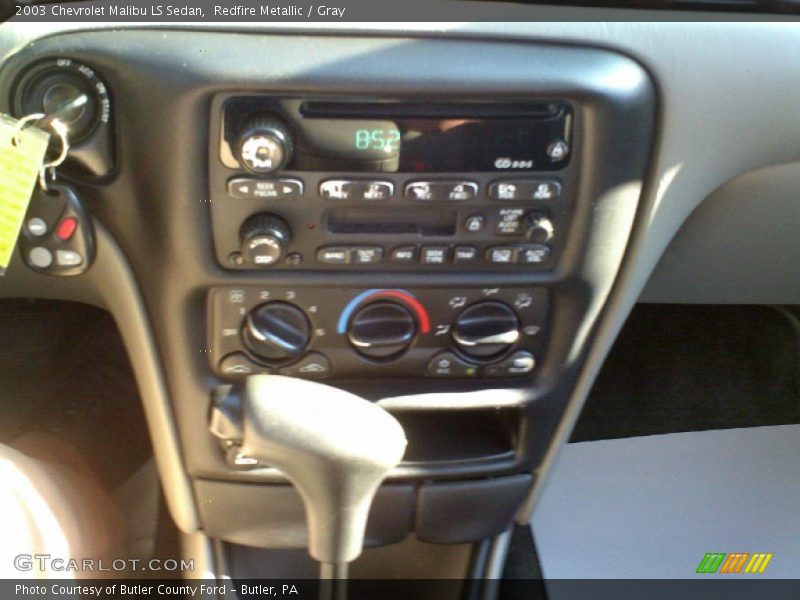 Redfire Metallic / Gray 2003 Chevrolet Malibu LS Sedan