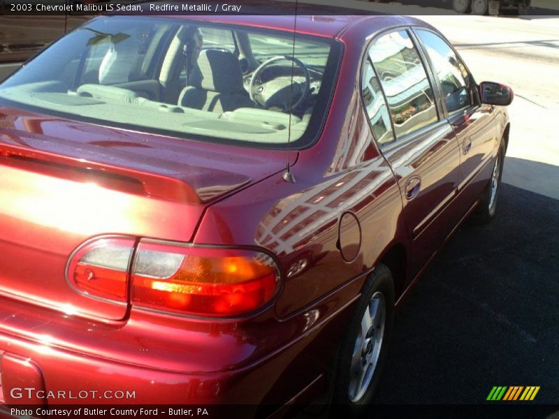 Redfire Metallic / Gray 2003 Chevrolet Malibu LS Sedan