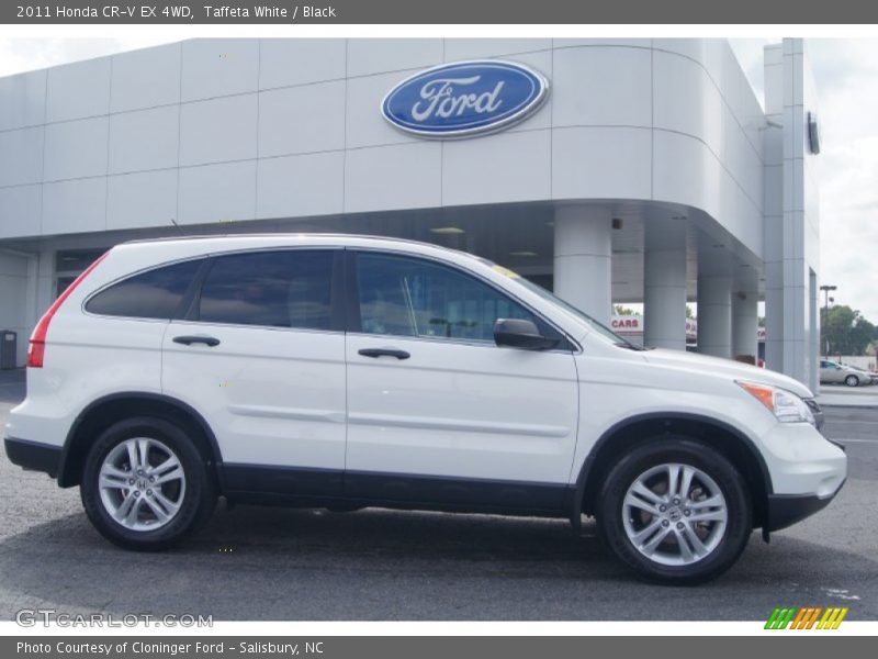 Taffeta White / Black 2011 Honda CR-V EX 4WD