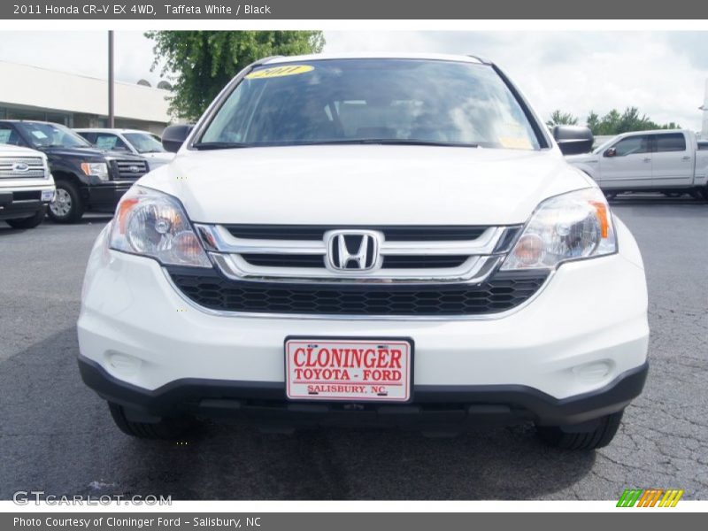 Taffeta White / Black 2011 Honda CR-V EX 4WD
