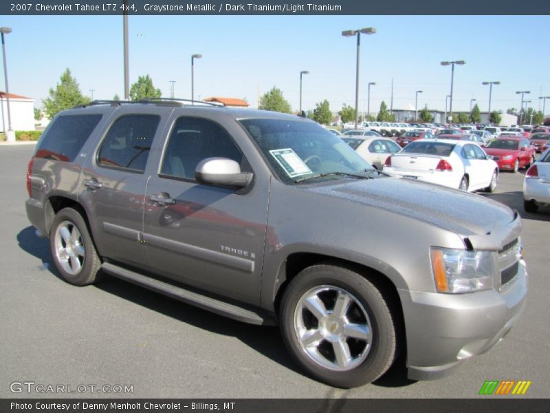 Graystone Metallic / Dark Titanium/Light Titanium 2007 Chevrolet Tahoe LTZ 4x4