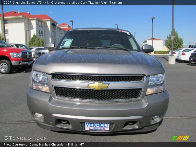Graystone Metallic / Dark Titanium/Light Titanium 2007 Chevrolet Tahoe LTZ 4x4