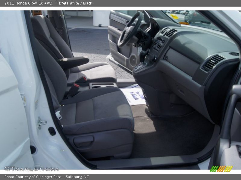 Taffeta White / Black 2011 Honda CR-V EX 4WD