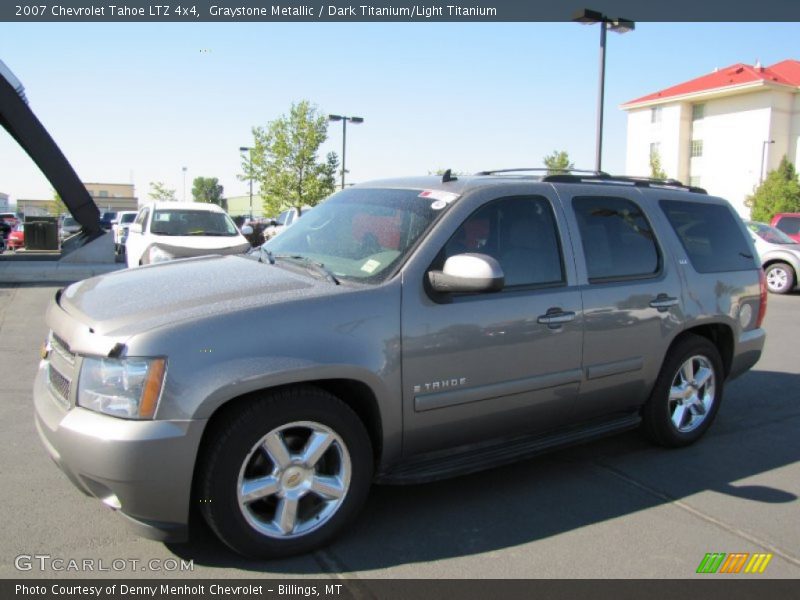 Graystone Metallic / Dark Titanium/Light Titanium 2007 Chevrolet Tahoe LTZ 4x4