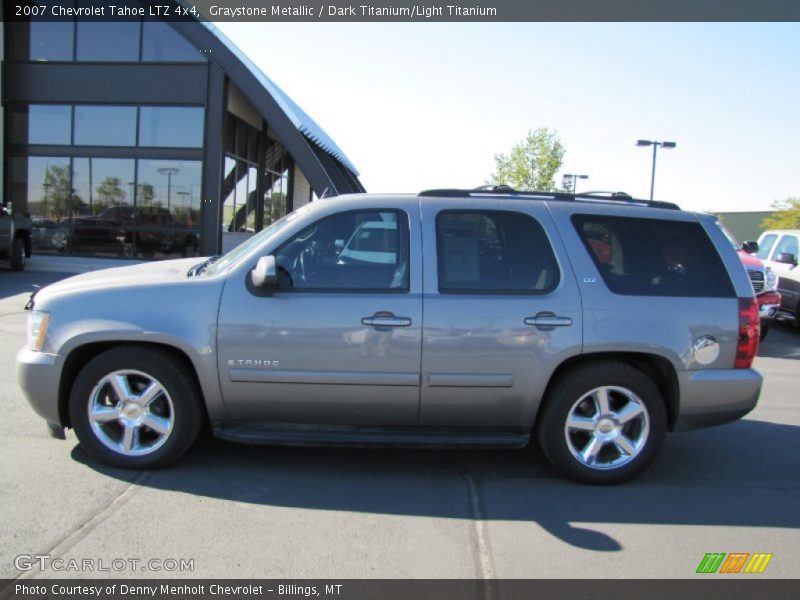 Graystone Metallic / Dark Titanium/Light Titanium 2007 Chevrolet Tahoe LTZ 4x4