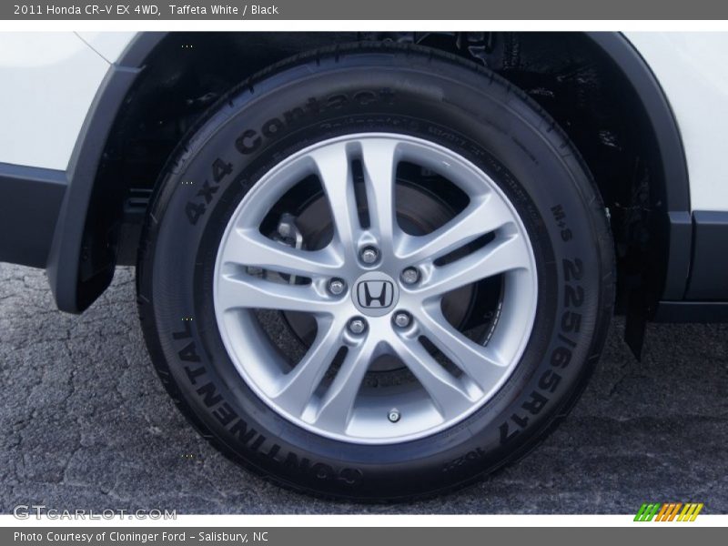 Taffeta White / Black 2011 Honda CR-V EX 4WD