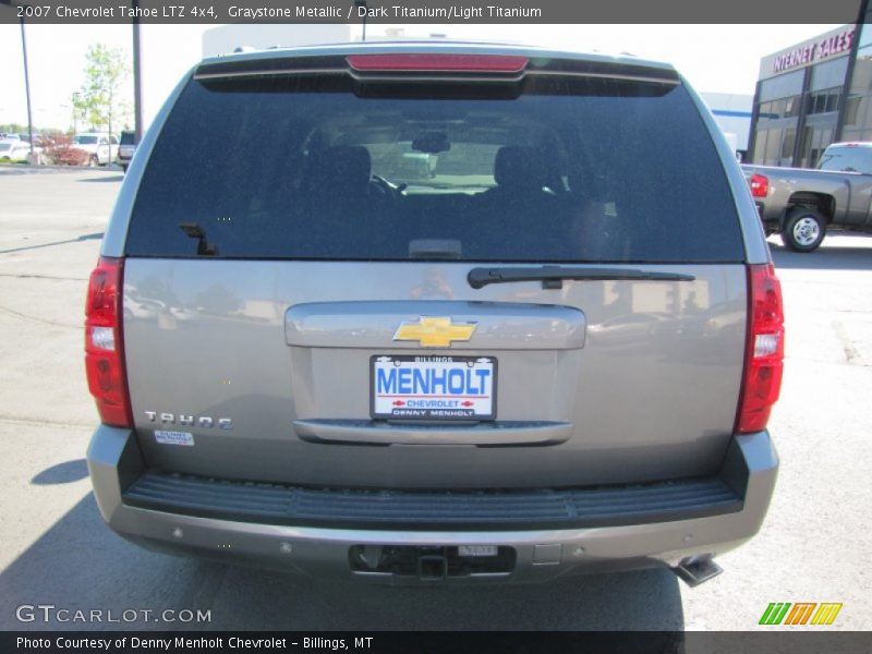 Graystone Metallic / Dark Titanium/Light Titanium 2007 Chevrolet Tahoe LTZ 4x4