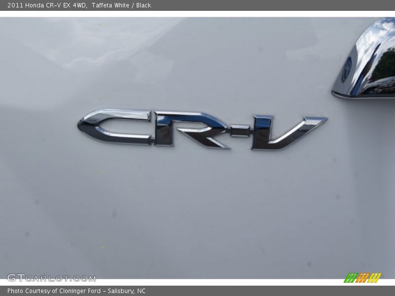Taffeta White / Black 2011 Honda CR-V EX 4WD
