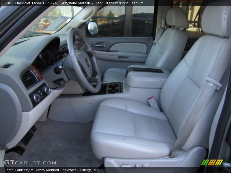 Graystone Metallic / Dark Titanium/Light Titanium 2007 Chevrolet Tahoe LTZ 4x4