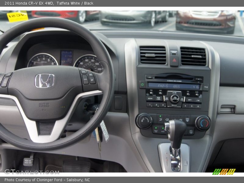 Taffeta White / Black 2011 Honda CR-V EX 4WD