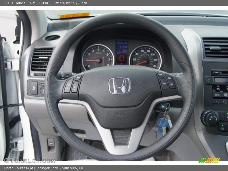 Taffeta White / Black 2011 Honda CR-V EX 4WD