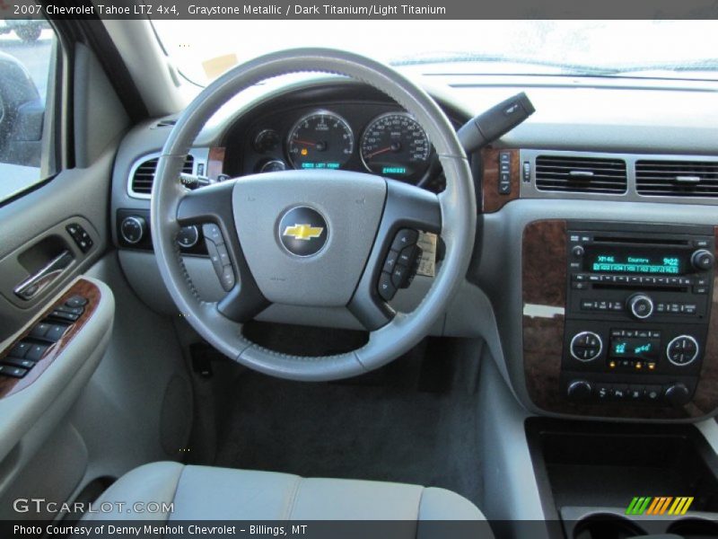 Graystone Metallic / Dark Titanium/Light Titanium 2007 Chevrolet Tahoe LTZ 4x4