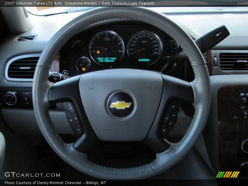Graystone Metallic / Dark Titanium/Light Titanium 2007 Chevrolet Tahoe LTZ 4x4