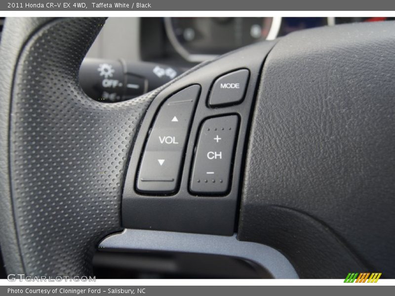 Taffeta White / Black 2011 Honda CR-V EX 4WD