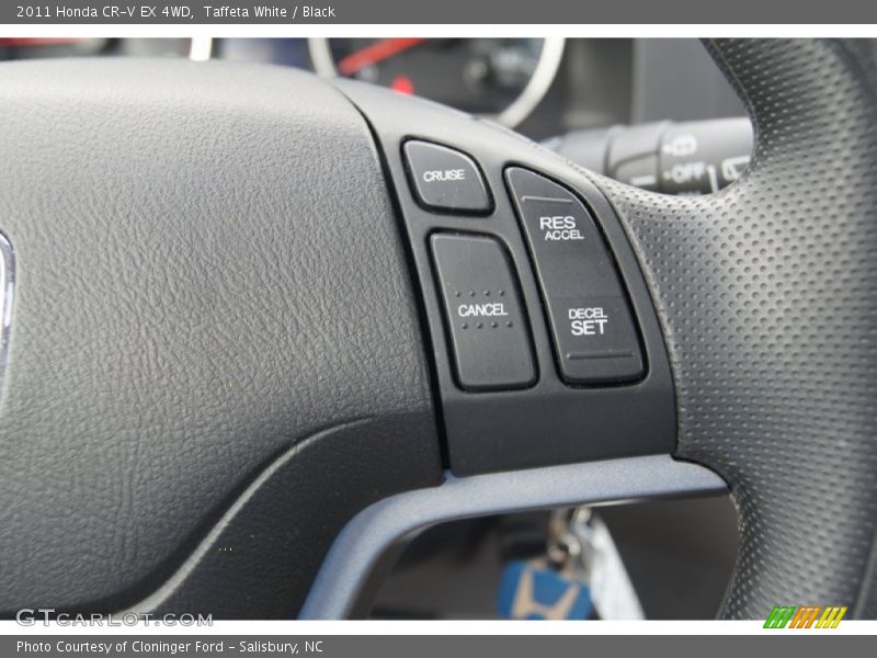 Taffeta White / Black 2011 Honda CR-V EX 4WD
