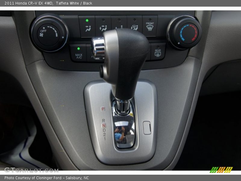 Taffeta White / Black 2011 Honda CR-V EX 4WD