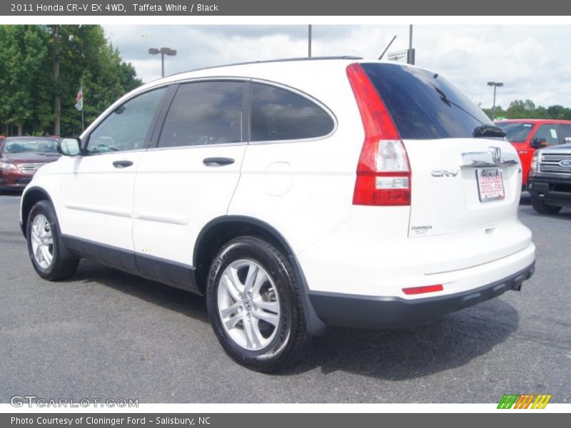 Taffeta White / Black 2011 Honda CR-V EX 4WD