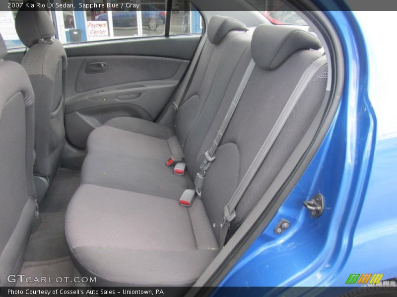 Sapphire Blue / Gray 2007 Kia Rio LX Sedan