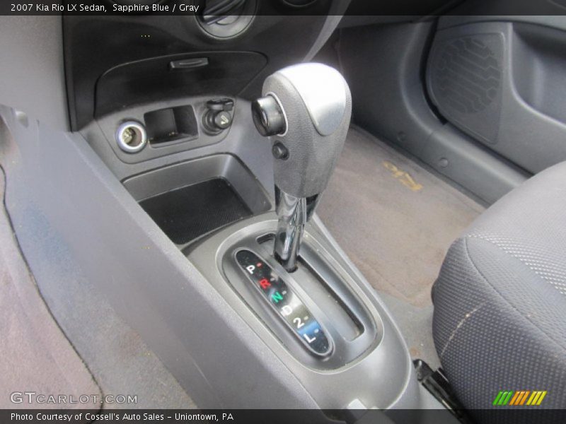 Sapphire Blue / Gray 2007 Kia Rio LX Sedan