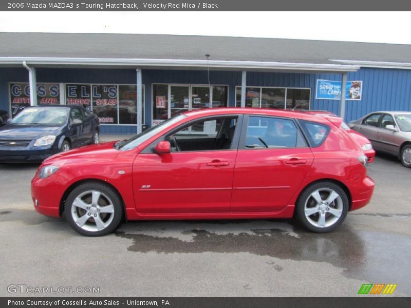 Velocity Red Mica / Black 2006 Mazda MAZDA3 s Touring Hatchback