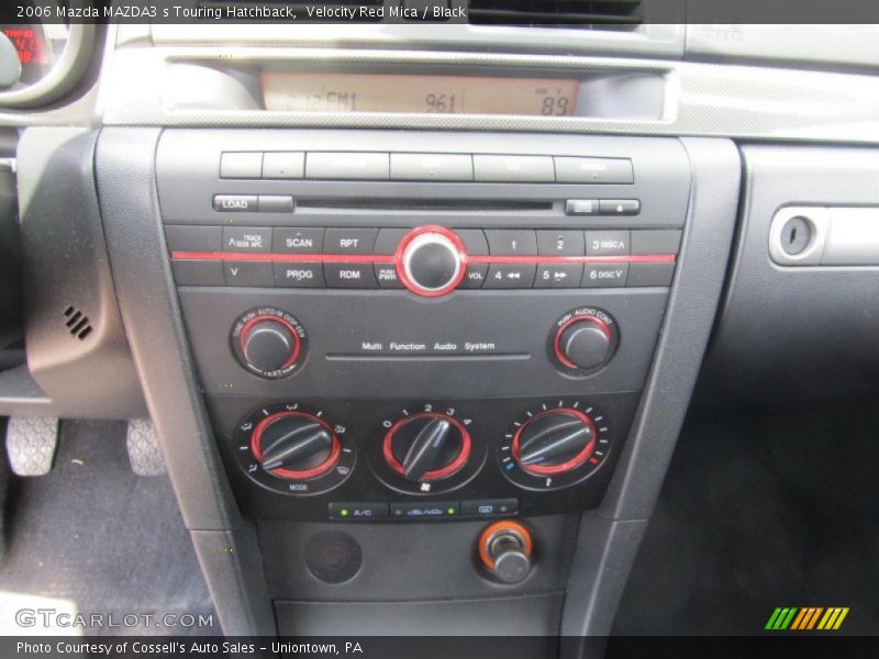 Velocity Red Mica / Black 2006 Mazda MAZDA3 s Touring Hatchback