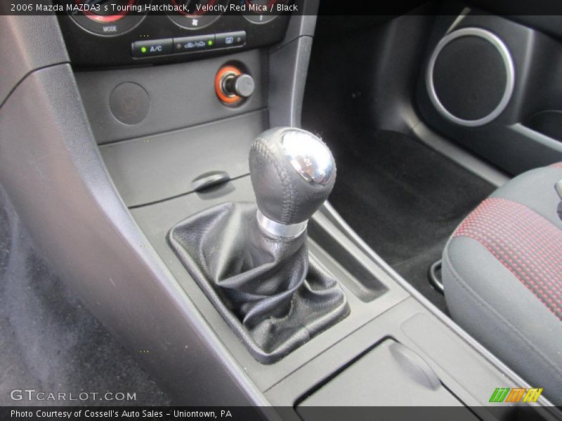 Velocity Red Mica / Black 2006 Mazda MAZDA3 s Touring Hatchback
