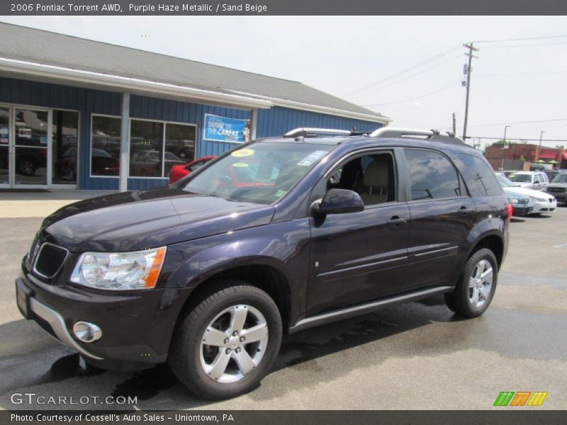 Purple Haze Metallic / Sand Beige 2006 Pontiac Torrent AWD