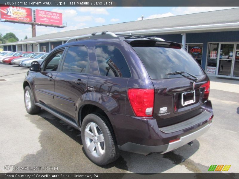 Purple Haze Metallic / Sand Beige 2006 Pontiac Torrent AWD