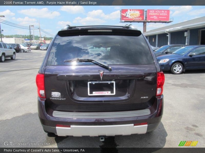 Purple Haze Metallic / Sand Beige 2006 Pontiac Torrent AWD