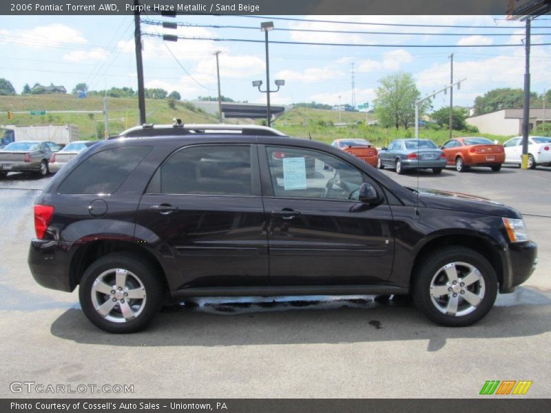 Purple Haze Metallic / Sand Beige 2006 Pontiac Torrent AWD