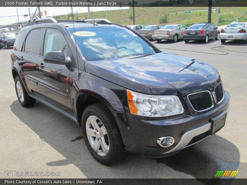 Purple Haze Metallic / Sand Beige 2006 Pontiac Torrent AWD