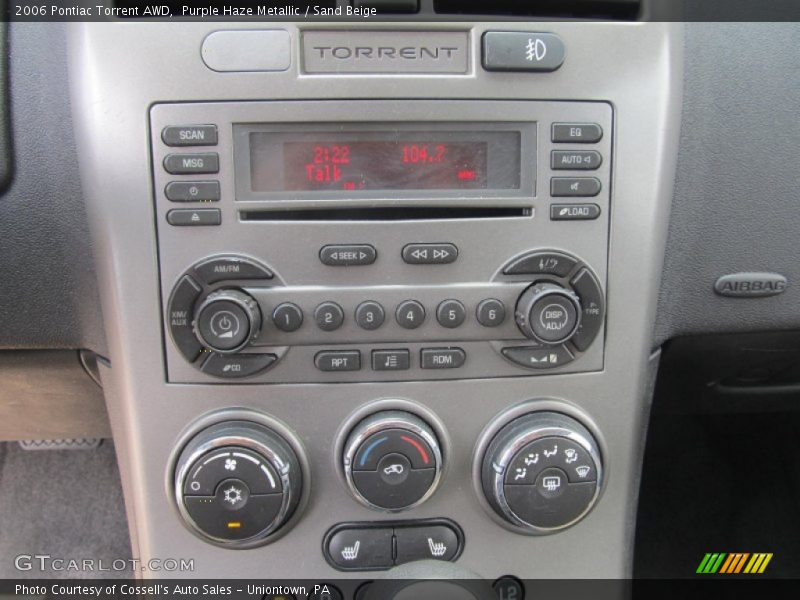 Controls of 2006 Torrent AWD