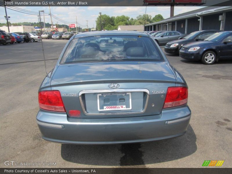Ardor Blue / Black 2005 Hyundai Sonata GLS V6