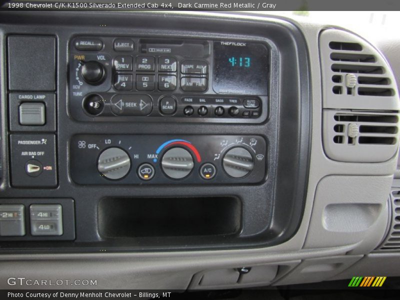 Controls of 1998 C/K K1500 Silverado Extended Cab 4x4