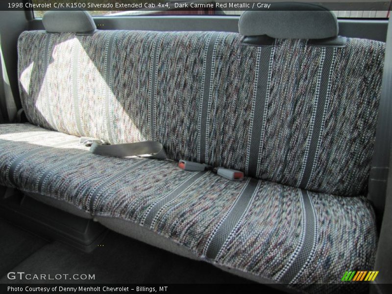 Rear Seat of 1998 C/K K1500 Silverado Extended Cab 4x4