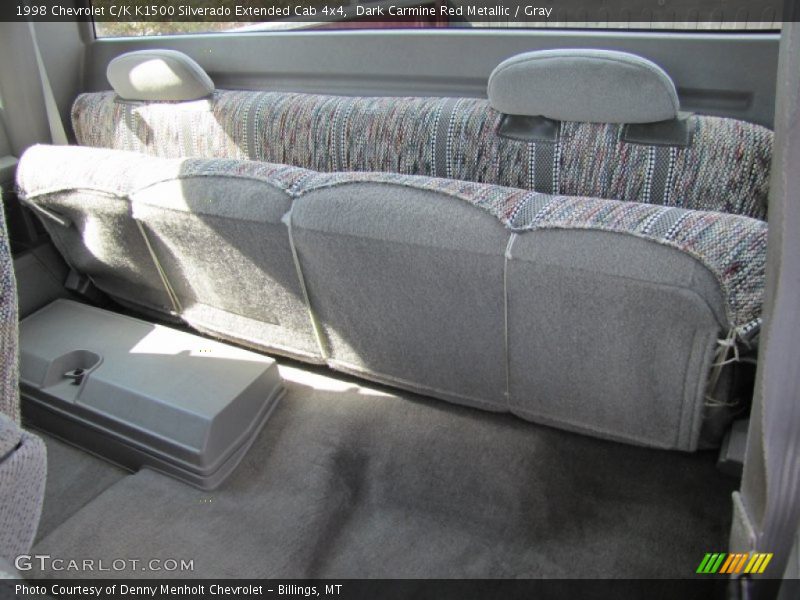 Rear Seat of 1998 C/K K1500 Silverado Extended Cab 4x4