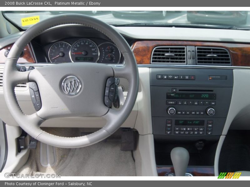 Platinum Metallic / Ebony 2008 Buick LaCrosse CXL