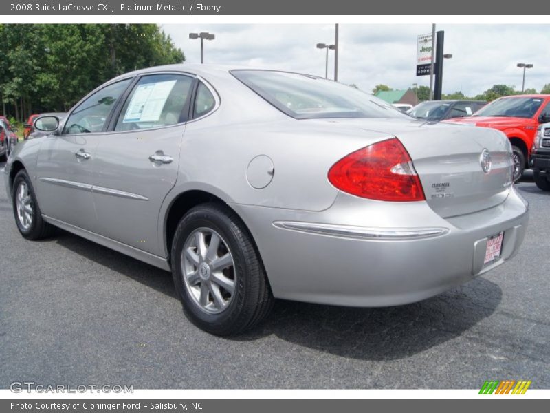 Platinum Metallic / Ebony 2008 Buick LaCrosse CXL