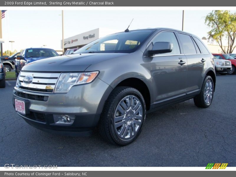 Sterling Grey Metallic / Charcoal Black 2009 Ford Edge Limited