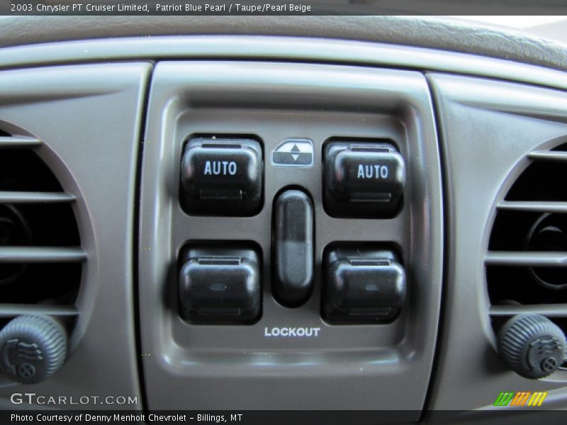 Controls of 2003 PT Cruiser Limited