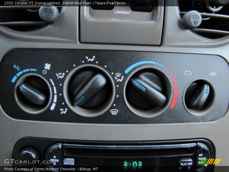 Controls of 2003 PT Cruiser Limited