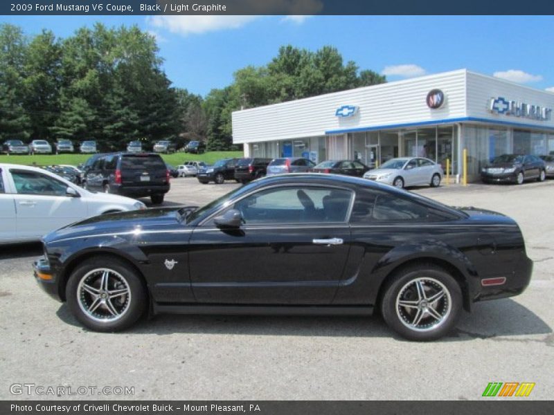 Black / Light Graphite 2009 Ford Mustang V6 Coupe